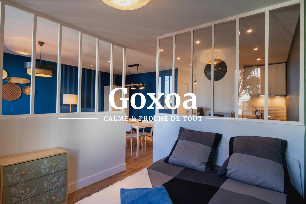 Goxoa - Appartement Au Calme, Centre Ville, Parking - Wifi Hendaye Dış mekan fotoğraf