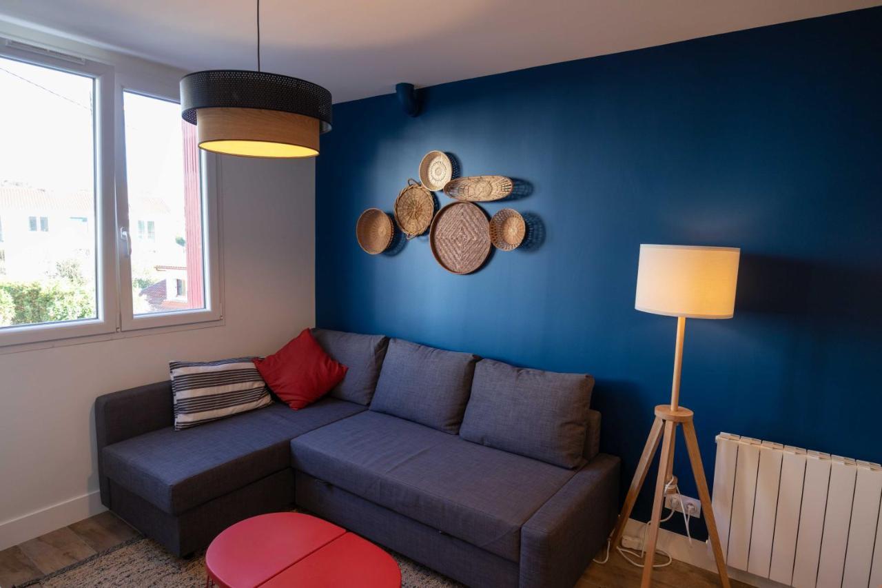 Goxoa - Appartement Au Calme, Centre Ville, Parking - Wifi Hendaye Dış mekan fotoğraf