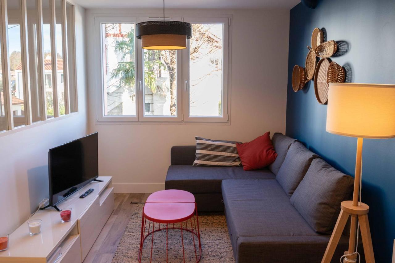 Goxoa - Appartement Au Calme, Centre Ville, Parking - Wifi Hendaye Dış mekan fotoğraf