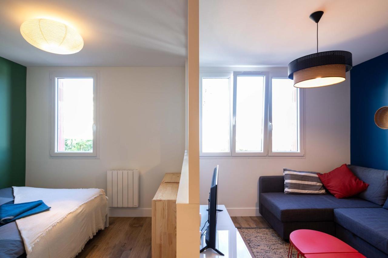 Goxoa - Appartement Au Calme, Centre Ville, Parking - Wifi Hendaye Dış mekan fotoğraf
